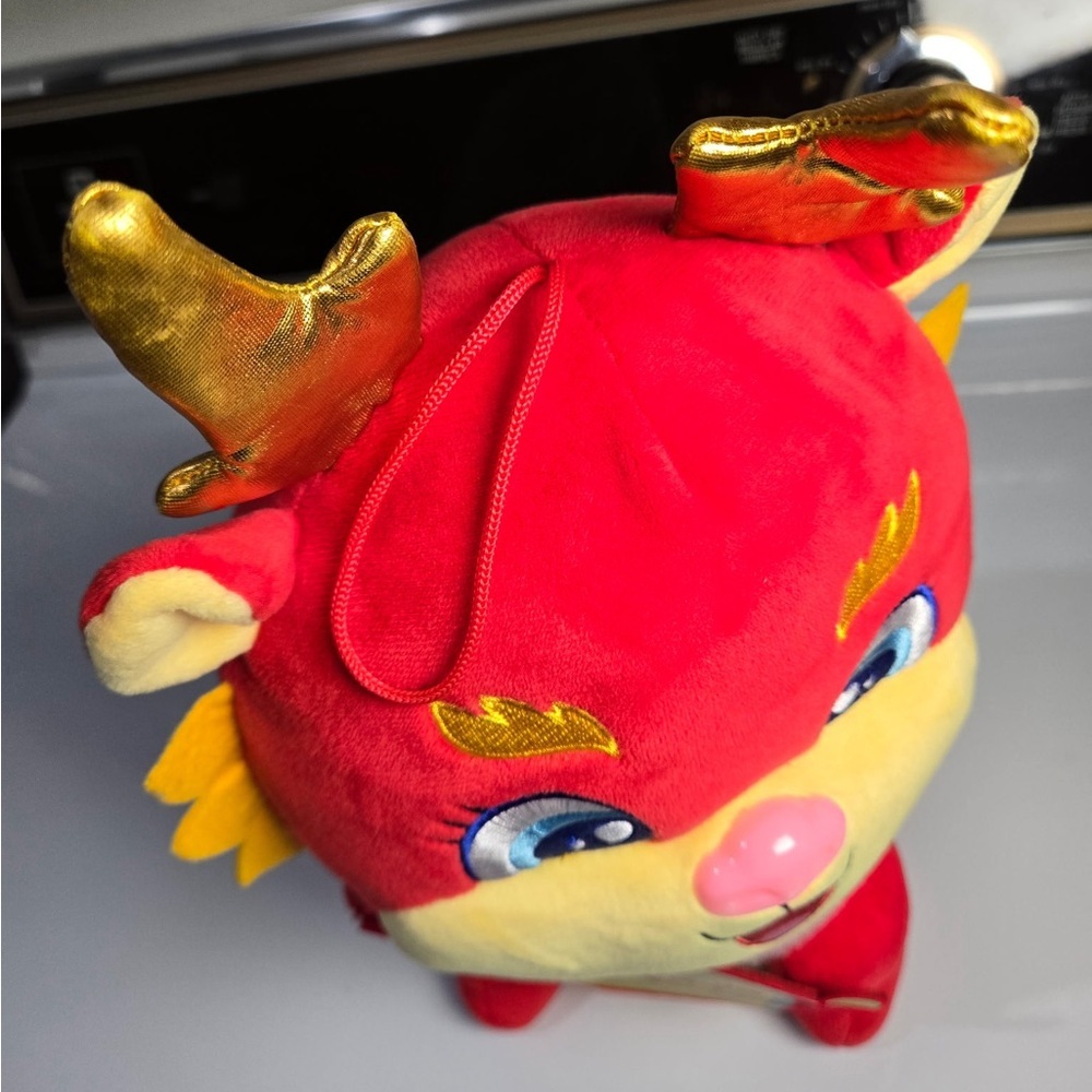 Lucky Red Dragon Plush – Chinese Zodiac – Prosperity & Good Fortune - Picture 7 of 9